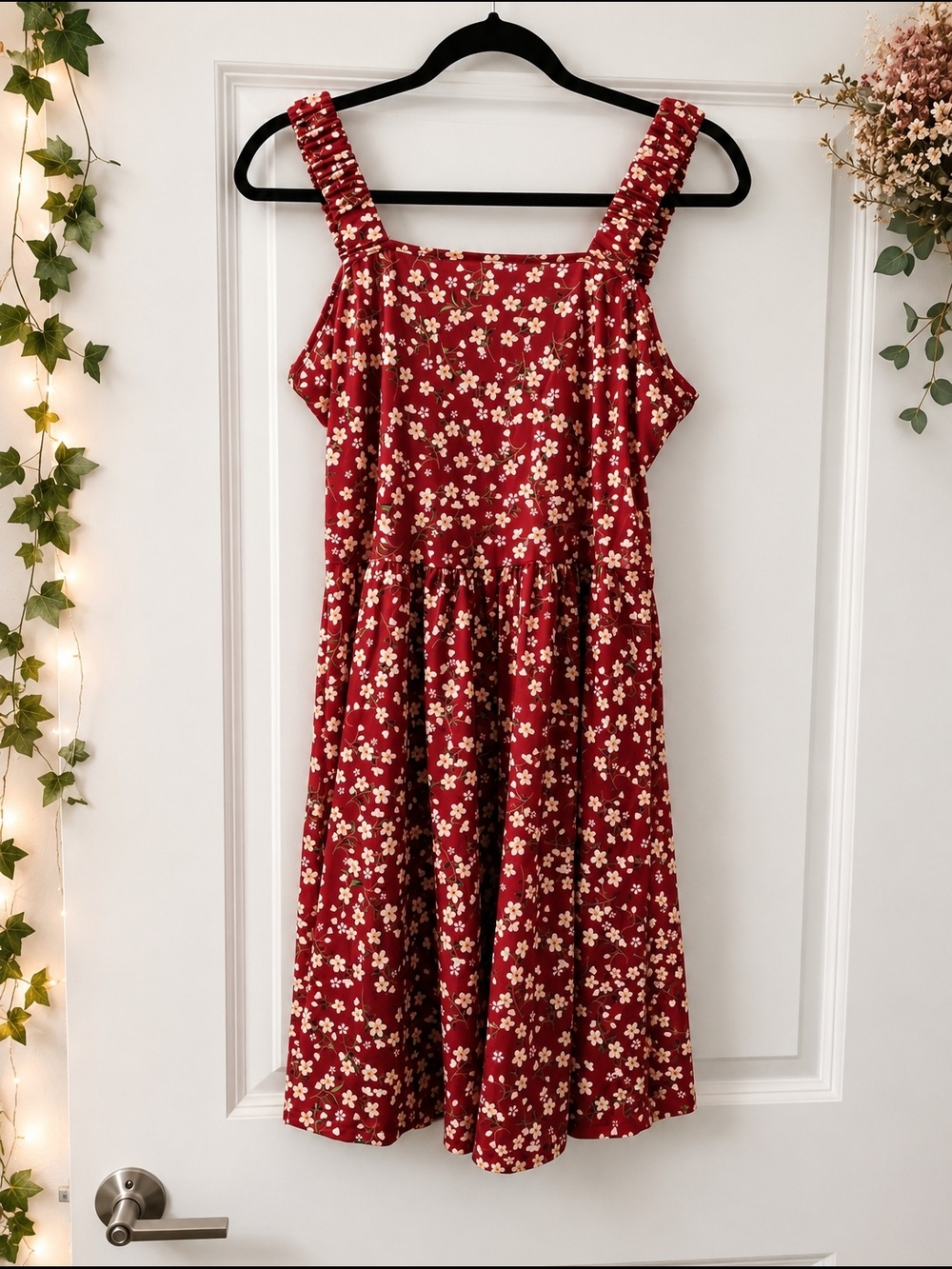Cottagecore Prairie Chic Coquette Soft Girl 90s Indie Mini Sundress Size Large
